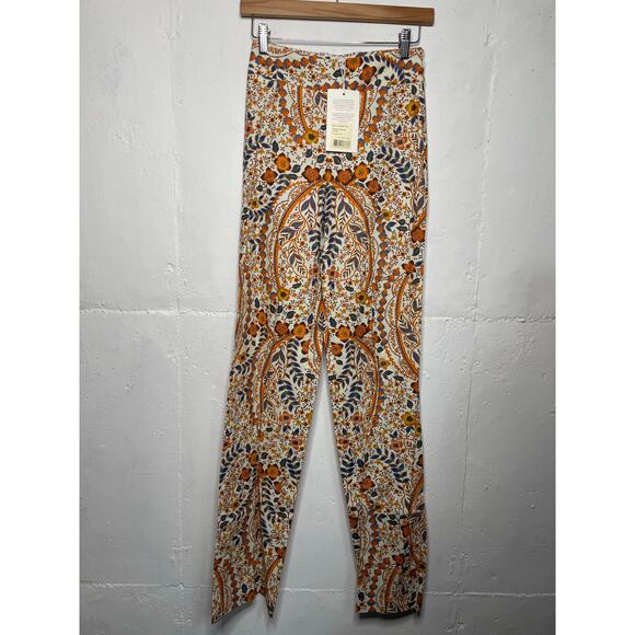 NEW Sezane Pantalon Baptisto Western Boheme Size 34 US 2 Pants High Rise